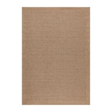 Dhaka Pohel alfombra interior/exterior corredor 80x150cm yute beige