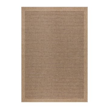 Dhaka Pohel alfombra interior/exterior corredor 80x150cm yute negro