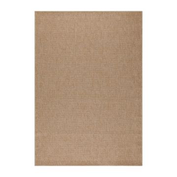 Dhaka Ricka alfombra interior/exterior corredor 80x150cm yute beige
