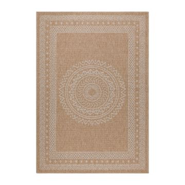 Dhaka Shapl alfombra interior/exterior corredor 80x150cm yute beige