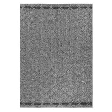 Patara Petek alfombra interior/exterior rectangular 240x340cm gris